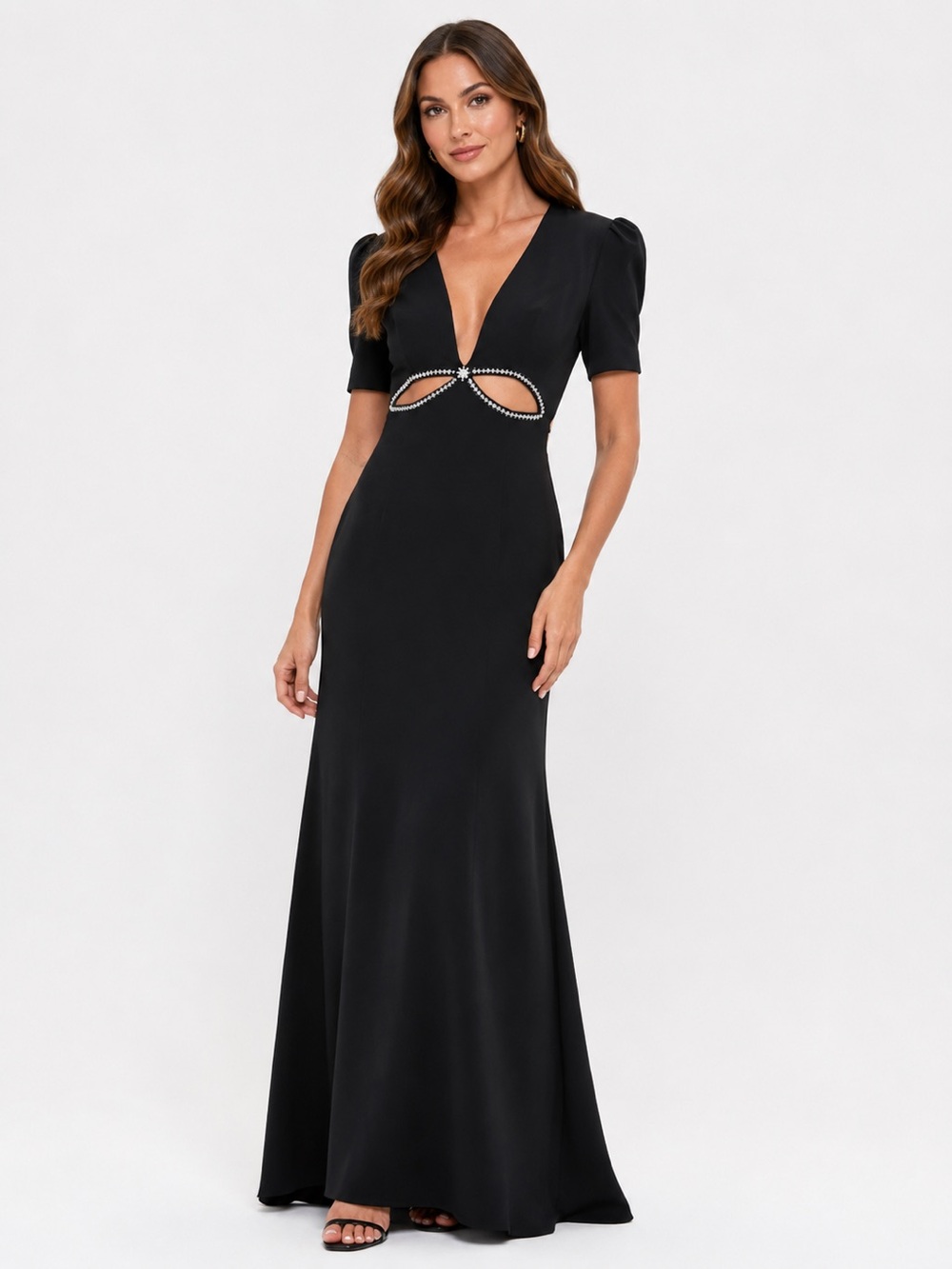 Mac Duggal black Leena dress